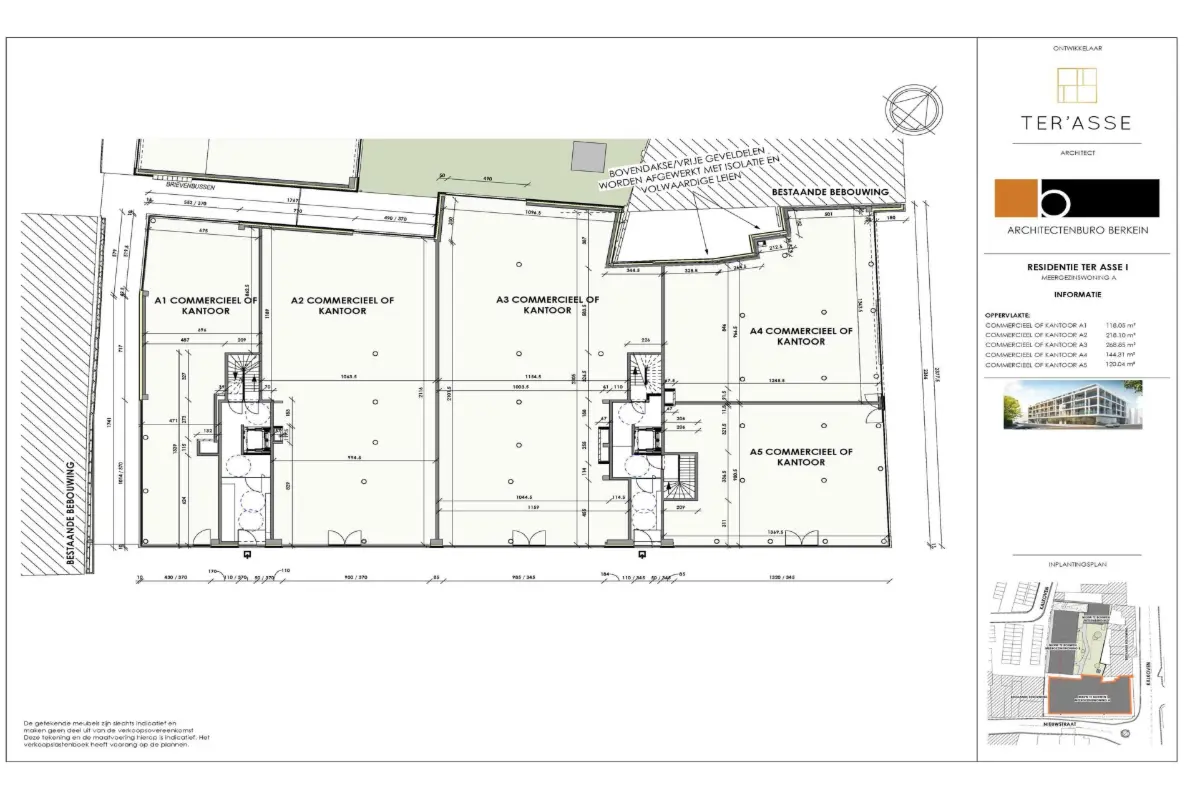Commerce à vendre à Asse 1730 299000.00€  chambres 218.00m² - Annonce 360514