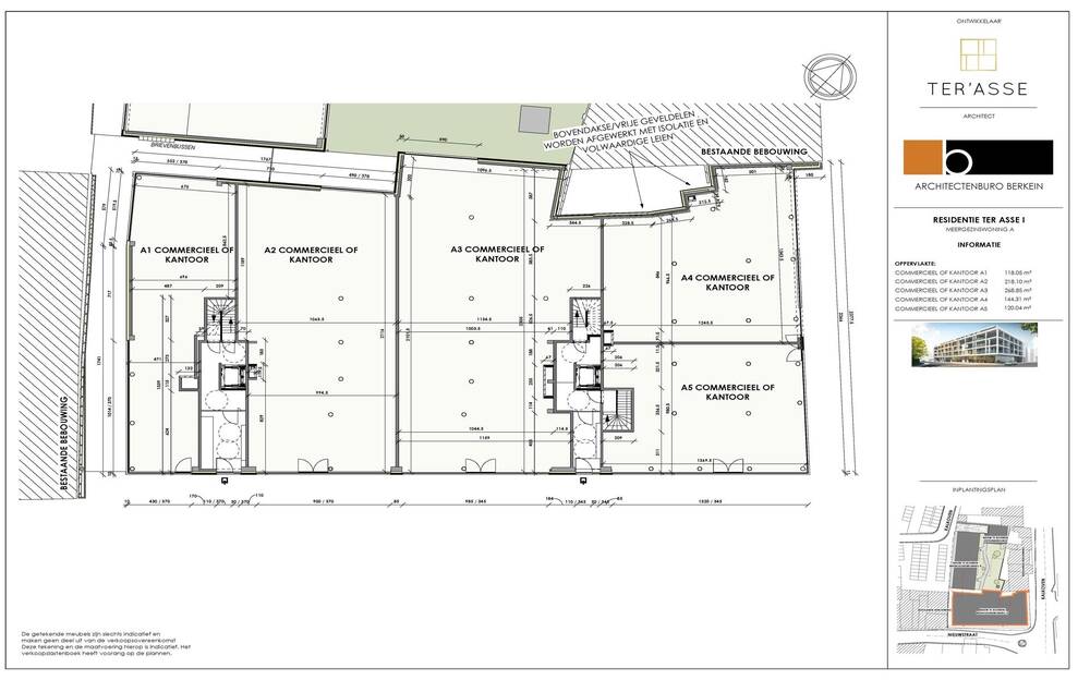 Commerce à vendre à Asse 1730 299000.00€  chambres 218.00m² - Annonce 360514