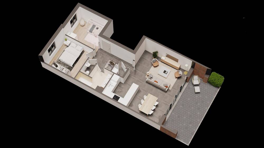 Appartement te  koop in Geldenaken 1370 272000.00€ 2 slaapkamers 82.00m² - Zoekertje 644654