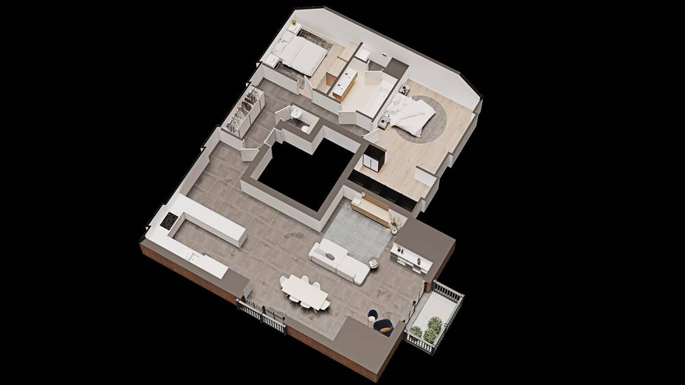 Appartement te  koop in Geldenaken 1370 371000.00€ 2 slaapkamers 130.00m² - Zoekertje 644097