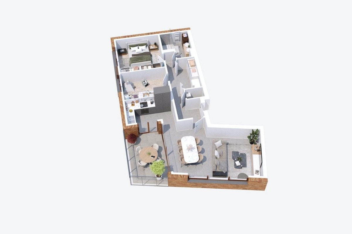Appartement te  koop in Haacht 3150 292000.00€ 2 slaapkamers 95.00m² - Zoekertje 703796