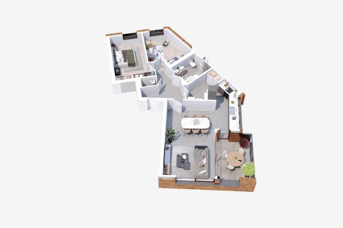 Appartement te  koop in Haacht 3150 297000.00€ 2 slaapkamers 101.00m² - Zoekertje 703686