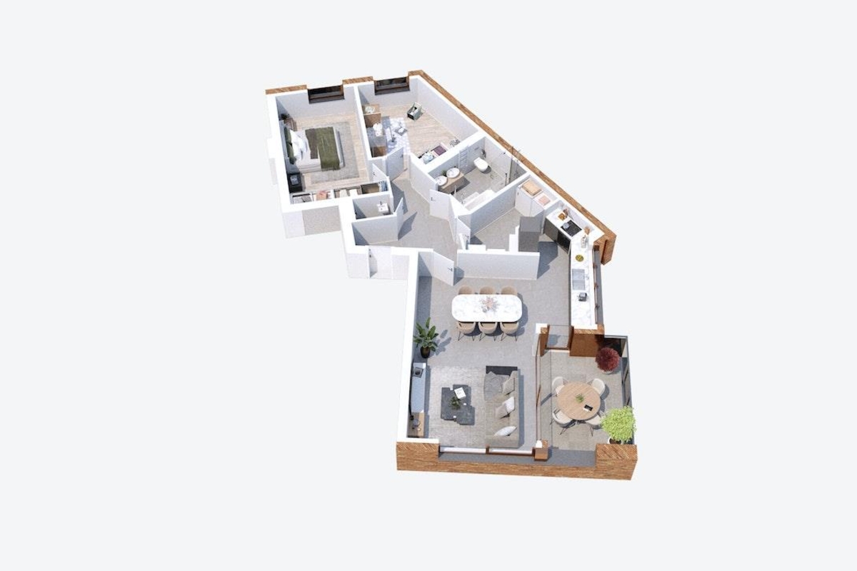 Appartement te  koop in Haacht 3150 315000.00€ 2 slaapkamers 101.00m² - Zoekertje 703543