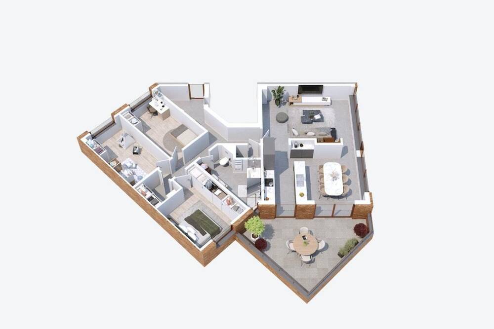 Appartement te  koop in Haacht 3150 400000.00€ 3 slaapkamers 133.00m² - Zoekertje 703366