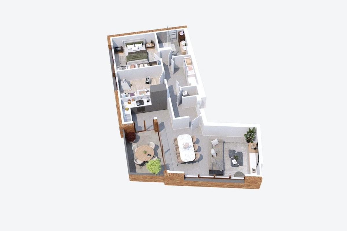 Appartement te  koop in Haacht 3150 277000.00€ 2 slaapkamers 95.00m² - Zoekertje 703624