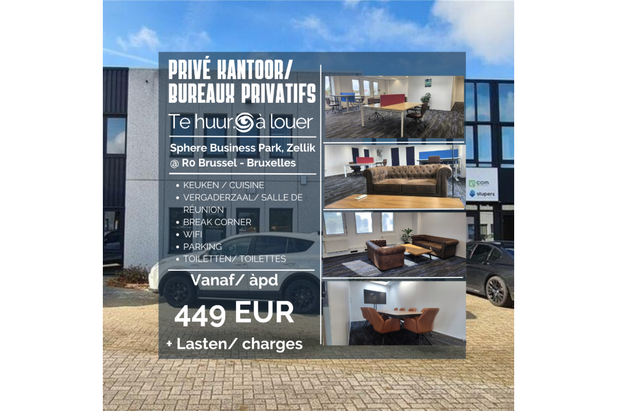 Handelszaak te  huur in Zellik 1731 449.00€ 0 slaapkamers m² - Zoekertje 635854