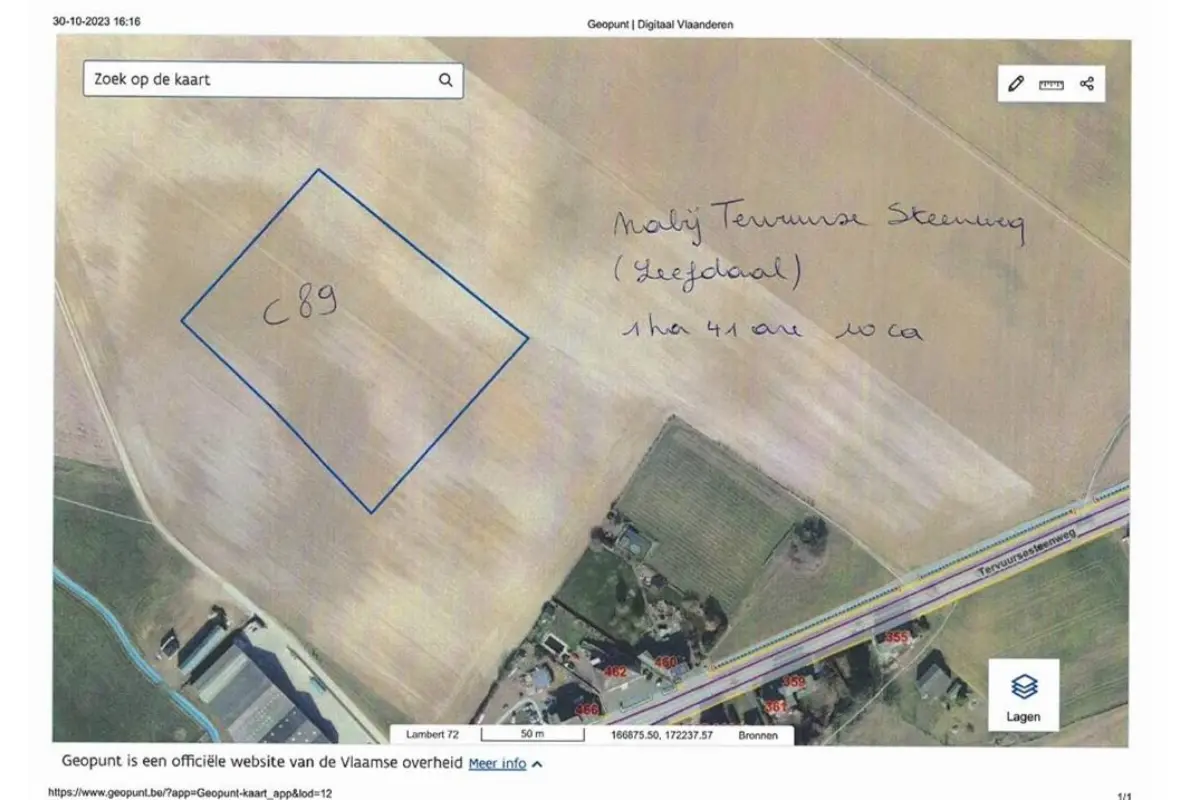 Terrain à vendre à Leefdaal 3061 70550.00€  chambres m² - Annonce 19619