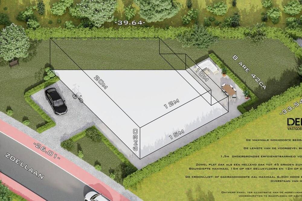 Terrain à bâtir à vendre à Haacht 3150 240000.00€  chambres m² - Annonce 1183984