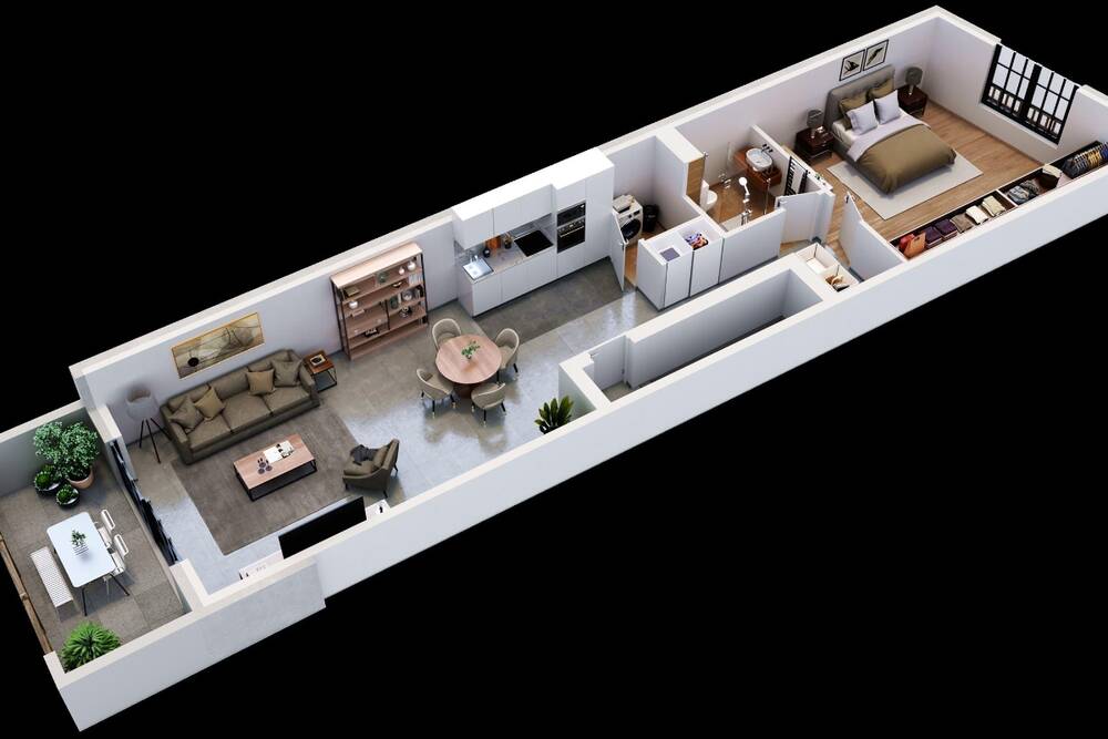 Appartement te  koop in Waver 1300 292000.00€ 1 slaapkamers 82.80m² - Zoekertje 1282892