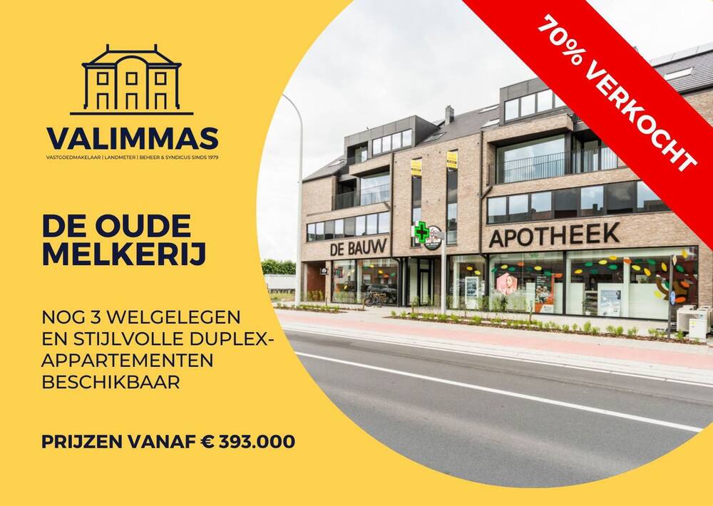 Appartement à vendre à Asse 1730 393000.00€ 3 chambres 133.00m² - Annonce 100295