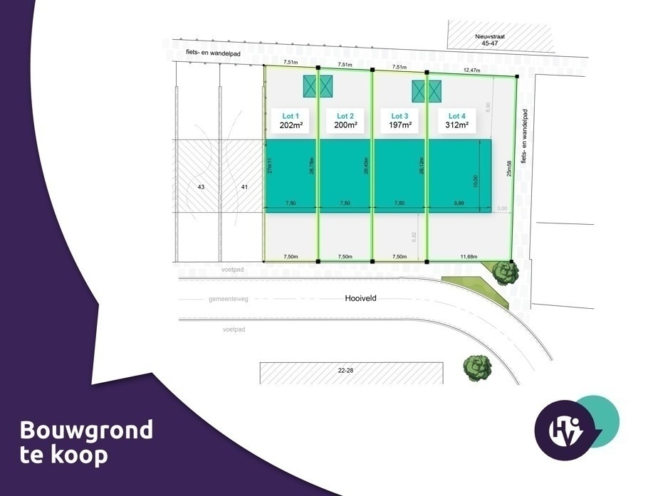 Terrain à bâtir à vendre à Londerzeel 1840 156000.00€  chambres m² - Annonce 599280