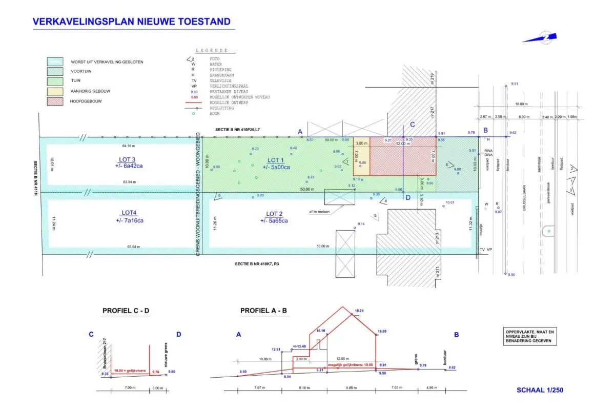 Grond te  koop in Affligem 1790 169000.00€  slaapkamers m² - Zoekertje 333382