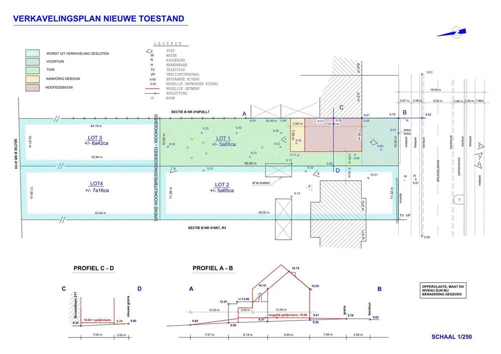 Terrain à vendre à Affligem 1790 169000.00€ chambres m² - Annonce 333382