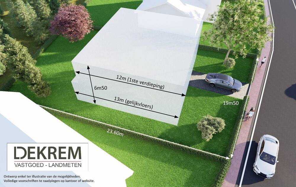 Grond te koop in Hever 3191 250000.00€ slaapkamers m² - Zoekertje 363607
