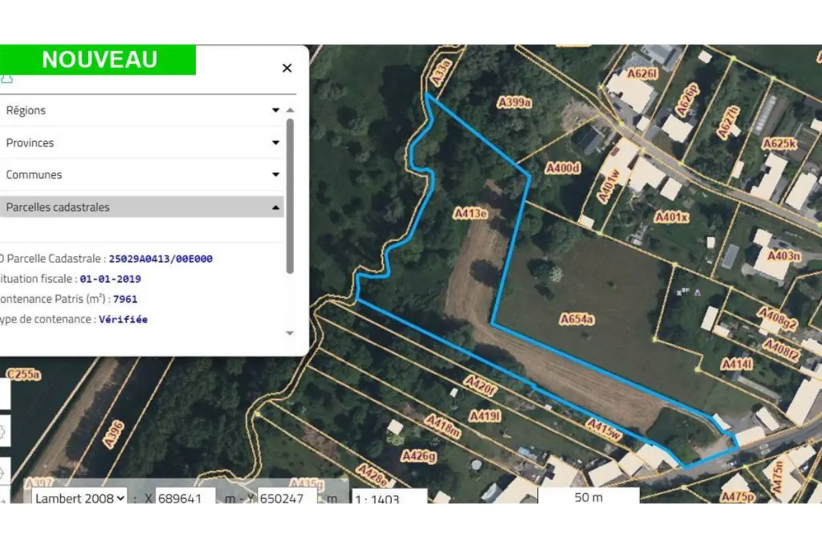 Terrain à  à Folx-les-Caves 1350 199000.00€  chambres m² - Annonce 366027