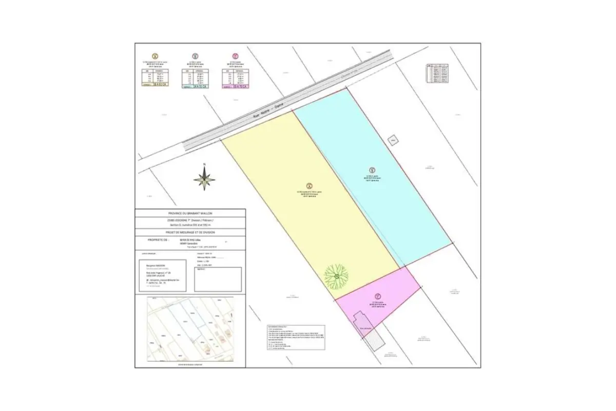 Terrain à bâtir à vendre à Piétrain 1370 197000.00€  chambres m² - Annonce 795946