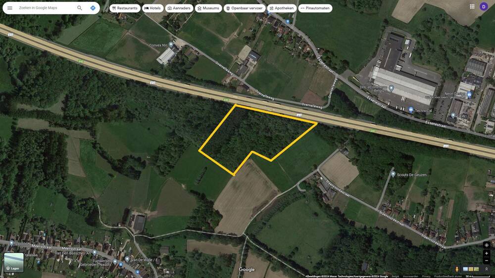 Terrain à vendre à Ternat 1740 69000.00€ chambres m² - Annonce 465506