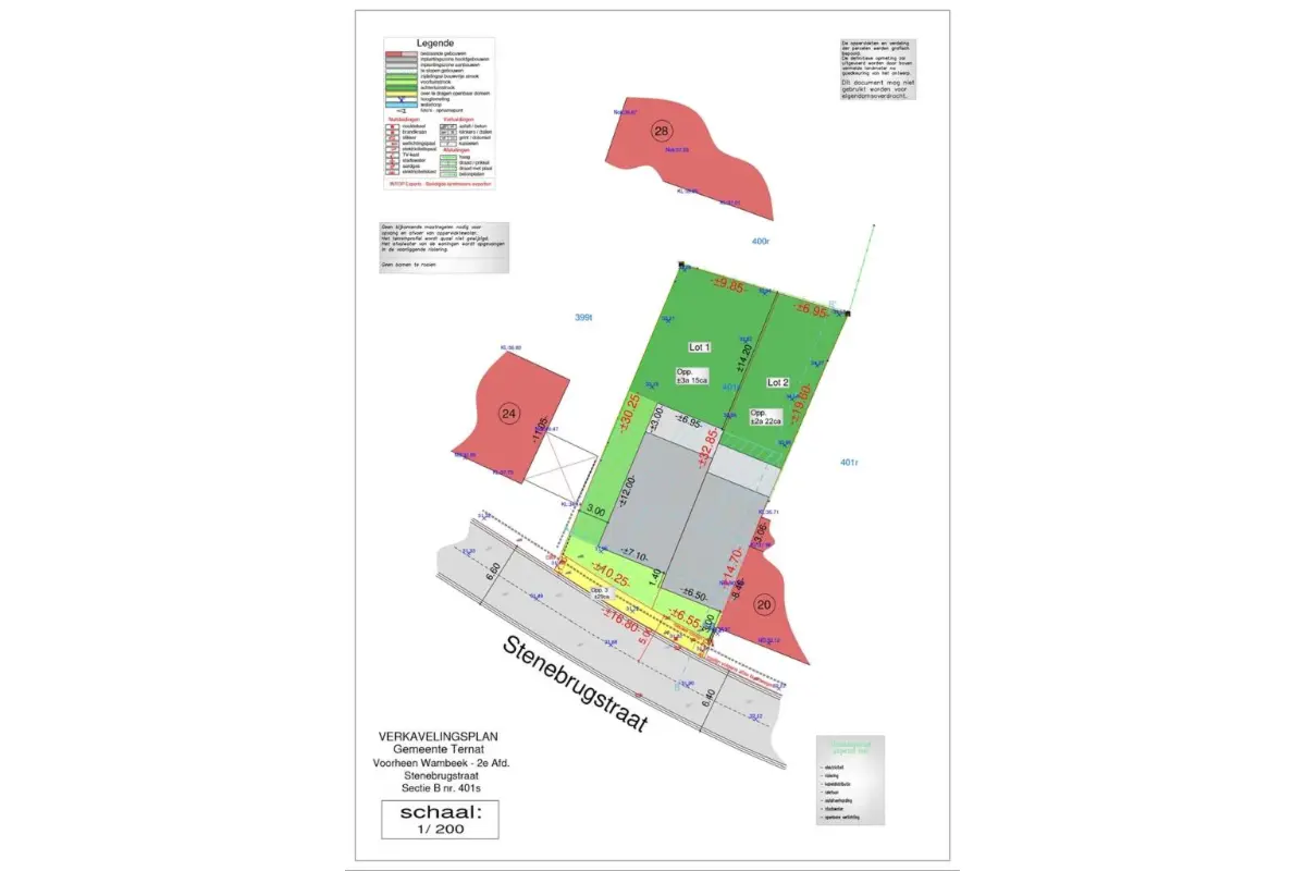 Grond te  koop in Ternat 1740 139000.00€  slaapkamers m² - Zoekertje 472199