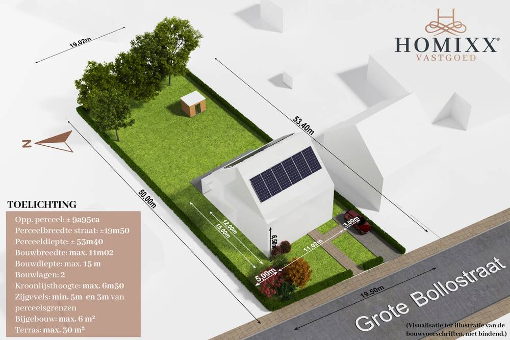 Grond te koop in Tremelo 3120 180000.00€ slaapkamers m² - Zoekertje 479576