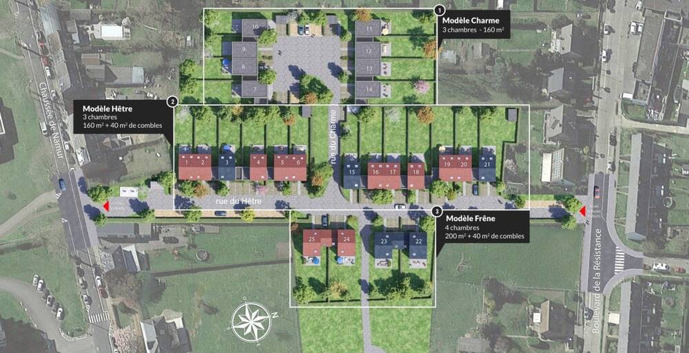 Maison à vendre à Nivelles 1400 489000.00€ 1 chambres 205.00m² - Annonce 500701