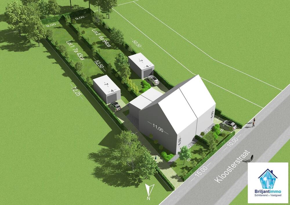 Grond te  koop in Zemst 1980 235000.00€  slaapkamers m² - Zoekertje 494627