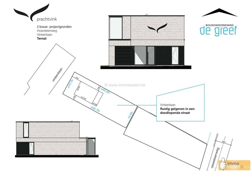 Terrain à vendre à Sint-Katherina-Lombeek 1742 219000.00€ chambres m² - Annonce 518735