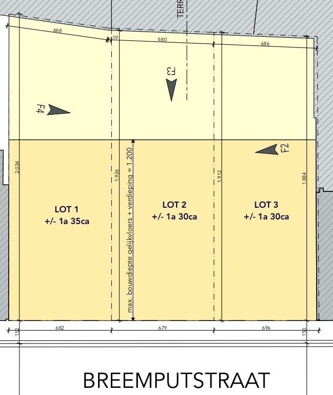 Grond te koop in Vilvoorde 1800 395000.00€ slaapkamers m² - Zoekertje 529942
