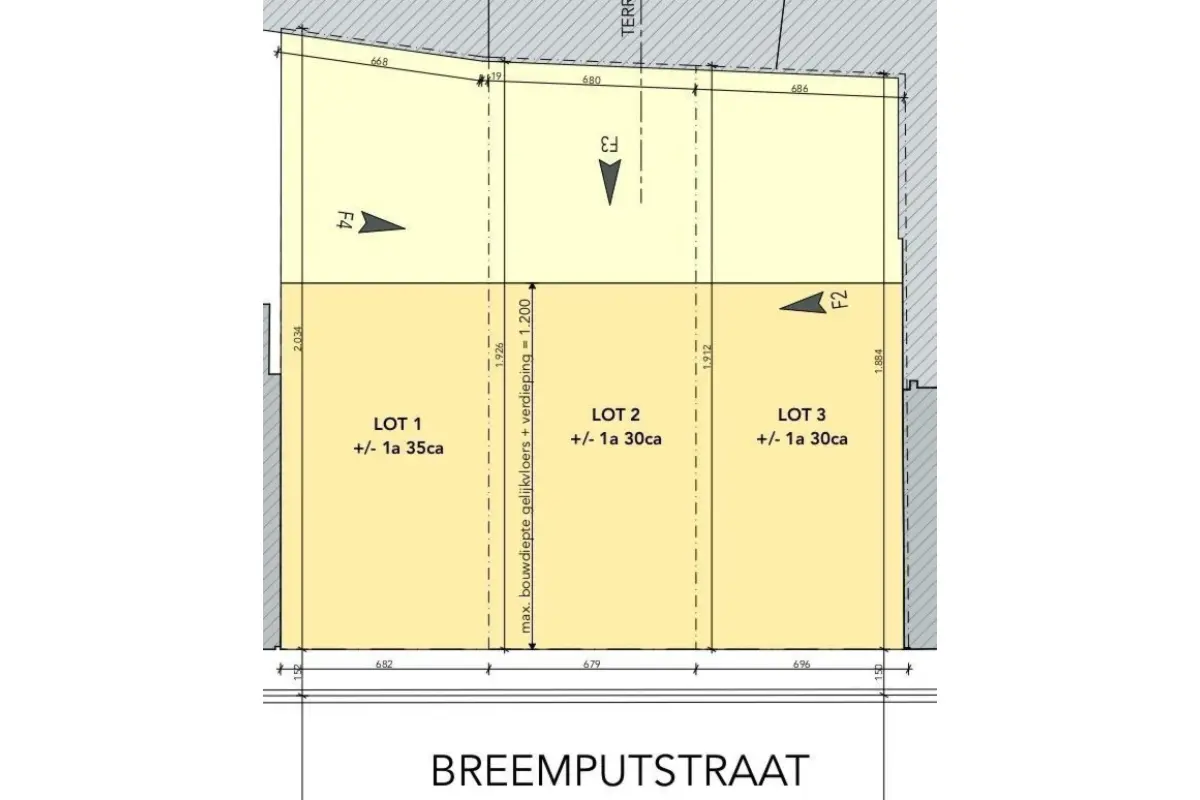 Terrain à vendre à Vilvorde 1800 135000.00€  chambres m² - Annonce 530960