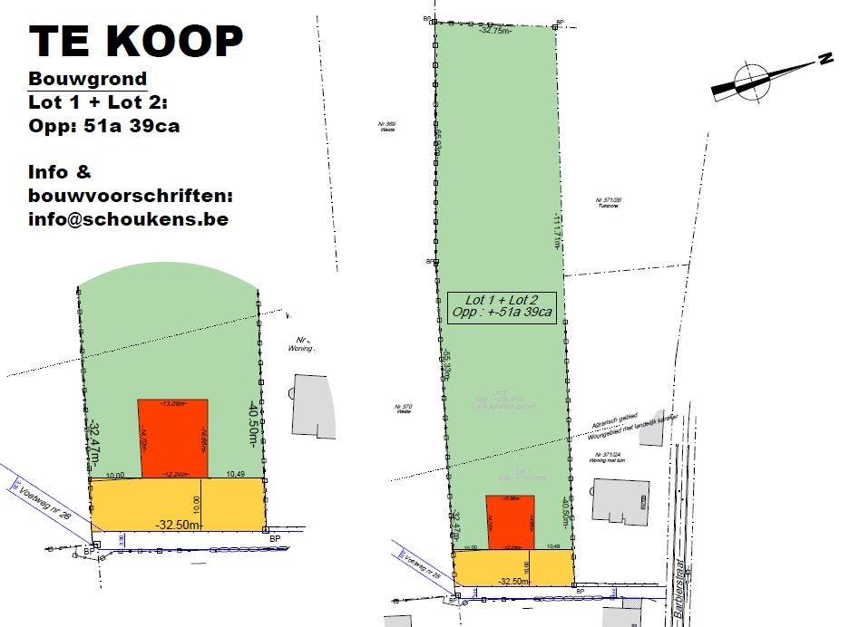 Terrain à vendre à Wolvertem 1861 375000.00€  chambres m² - Annonce 549275