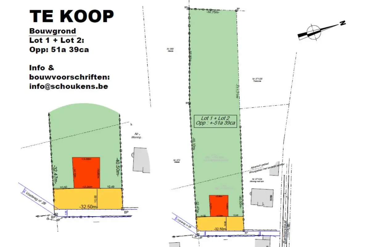 Terrain à vendre à Wolvertem 1861 375000.00€  chambres m² - Annonce 549275