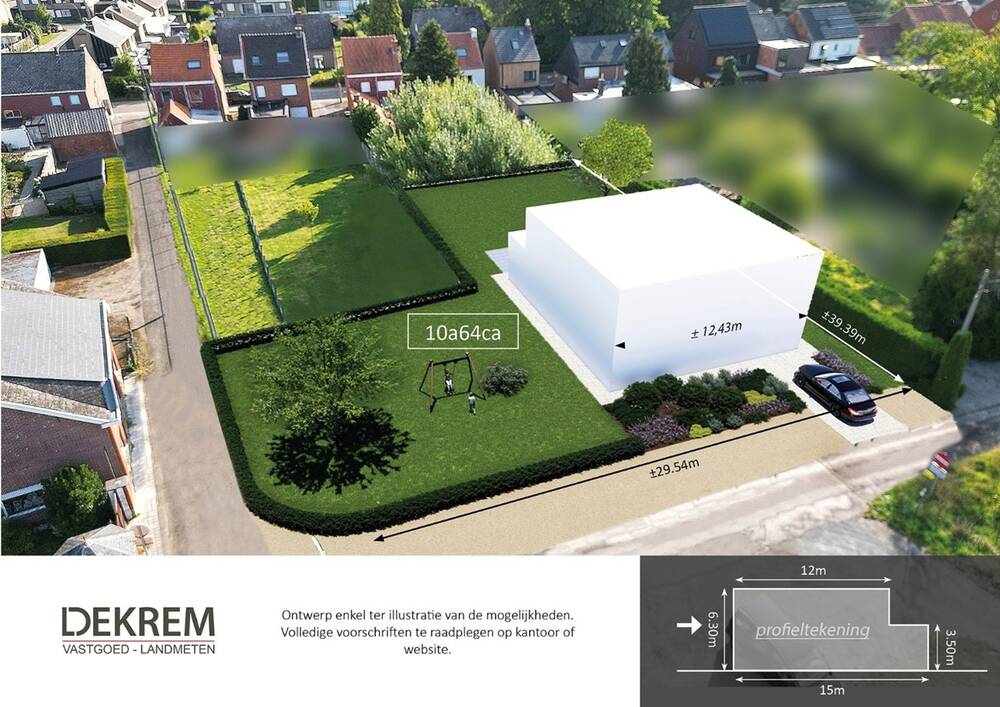Terrain à vendre à Tildonk 3150 275000.00€ chambres m² - Annonce 558631