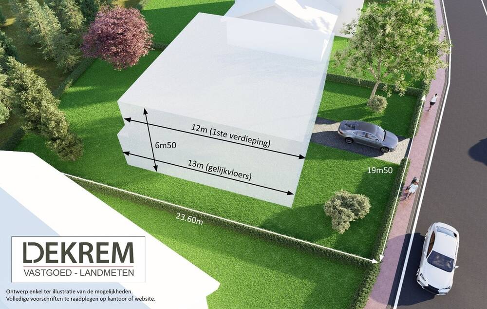 Bouwgrond te  koop in Hever 3191 240000.00€  slaapkamers m² - Zoekertje 566587