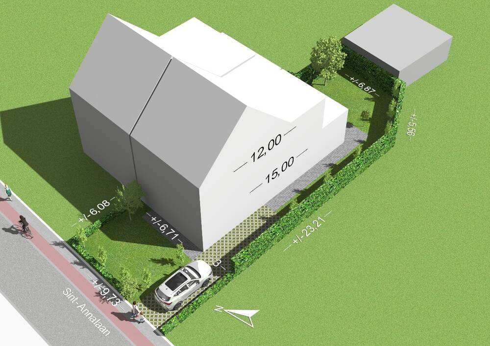 Terrain à vendre à Vilvorde 1800 175000.00€ chambres m² - Annonce 573607