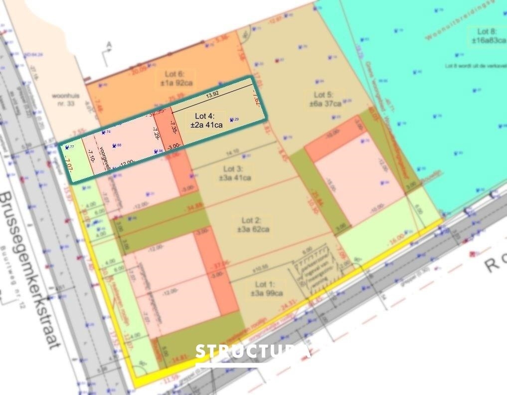 Terrain à bâtir à  à Brussegem 1785 169000.00€  chambres m² - Annonce 578810