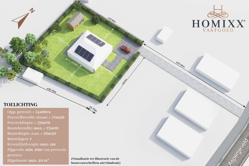 Grond te  koop in Haacht 3150 279000.00€  slaapkamers m² - Zoekertje 590899