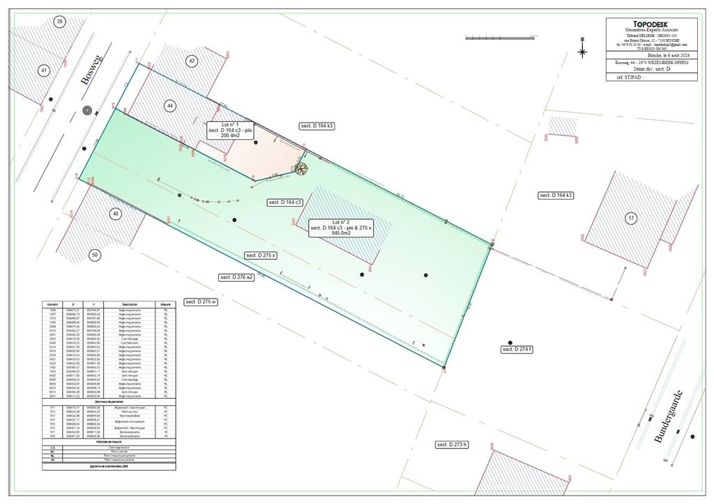 Terrain à vendre à Wezembeek-Oppem 1970 470000.00€ chambres m² - Annonce 600500