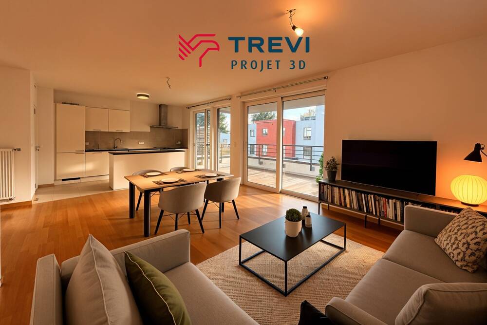 Appartement à louer à Céroux-Mousty 1341 1150.00€ 2 chambres 80.55m² - Annonce 601168