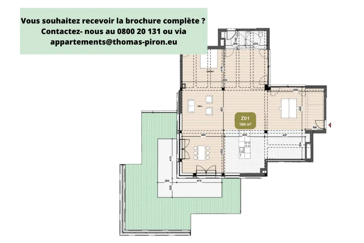 Loft te  koop in Waver 1300 235000.00€  slaapkamers 186.00m² - Zoekertje 602757
