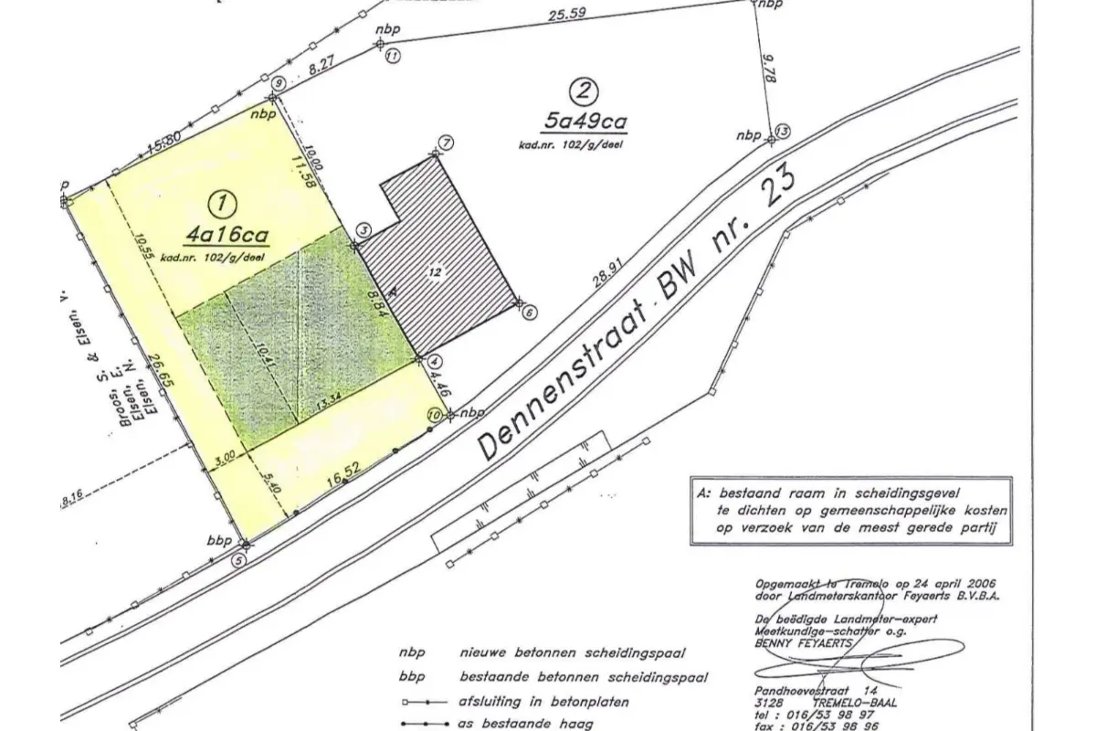 Grond te  koop in Bekkevoort 3460 139000.00€  slaapkamers m² - Zoekertje 602373