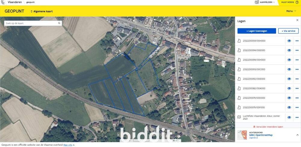 Terrain à vendre à Asse 1730 145000.00€  chambres m² - Annonce 604872