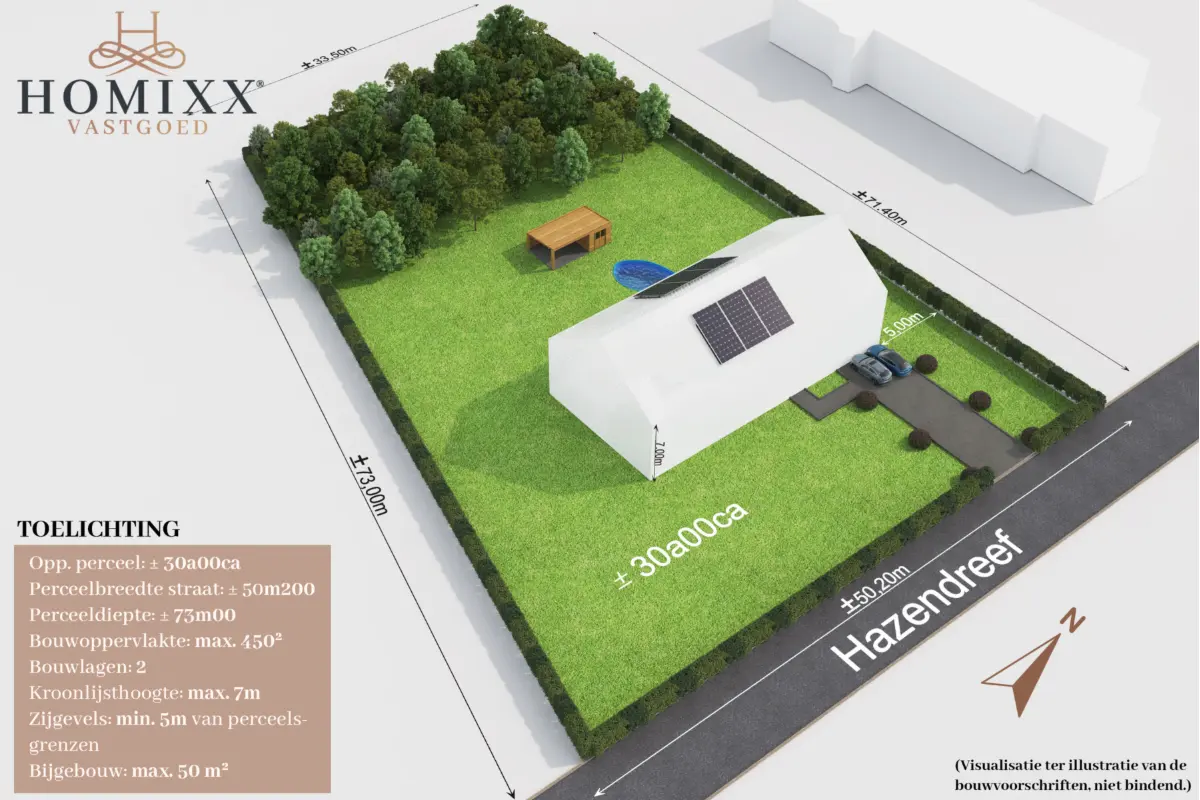 Grond te  koop in Keerbergen 3140 499000.00€  slaapkamers m² - Zoekertje 609966