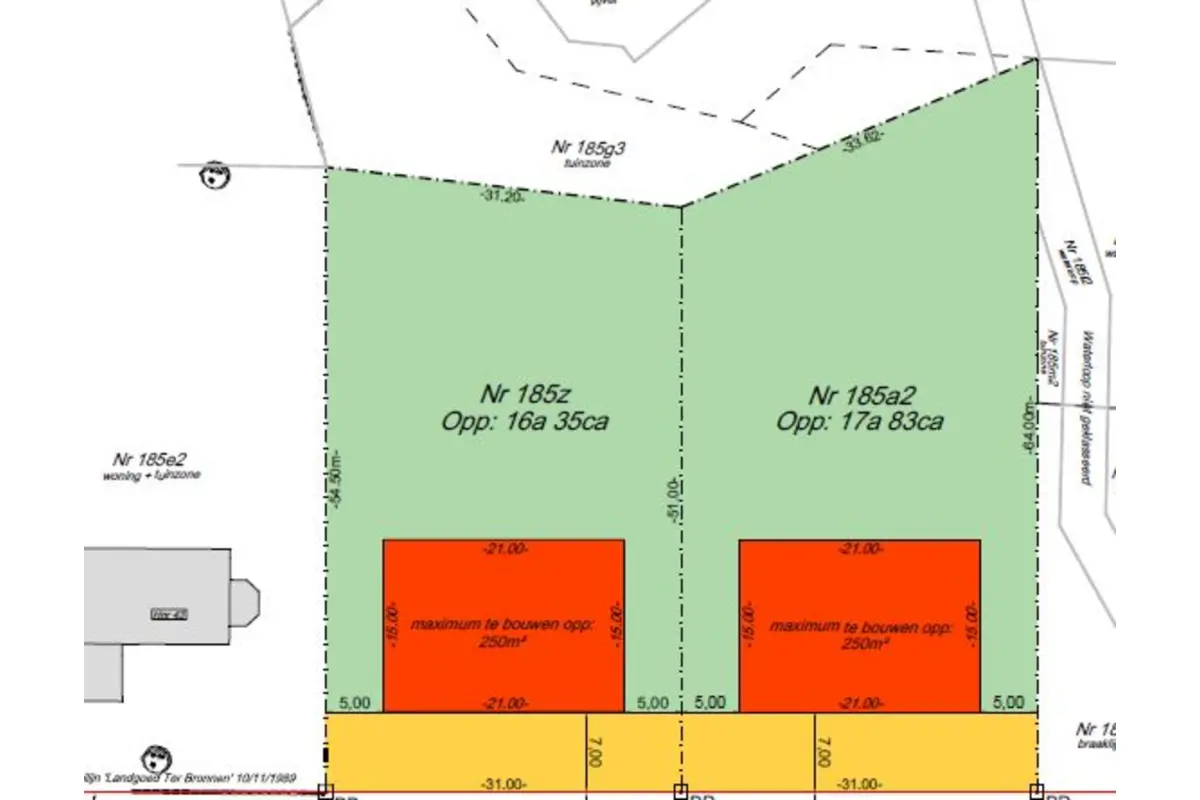 Terrain à bâtir à vendre à Kampenhout 1910 375000.00€  chambres m² - Annonce 621037