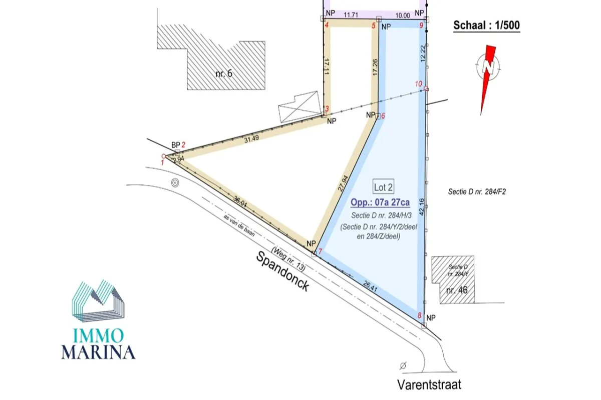 Terrain à vendre à Werchter 3118 175000.00€  chambres m² - Annonce 621747