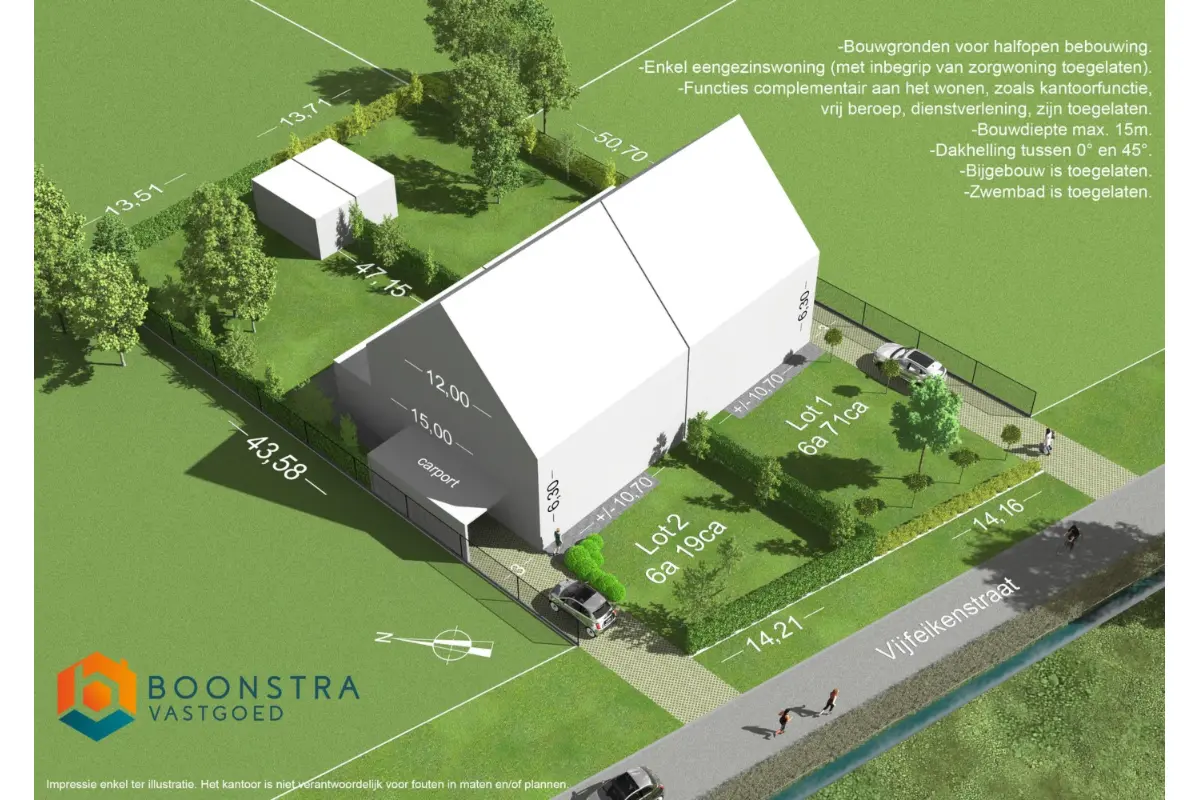 Grond te  koop in Tildonk 3150 195000.00€  slaapkamers m² - Zoekertje 630724