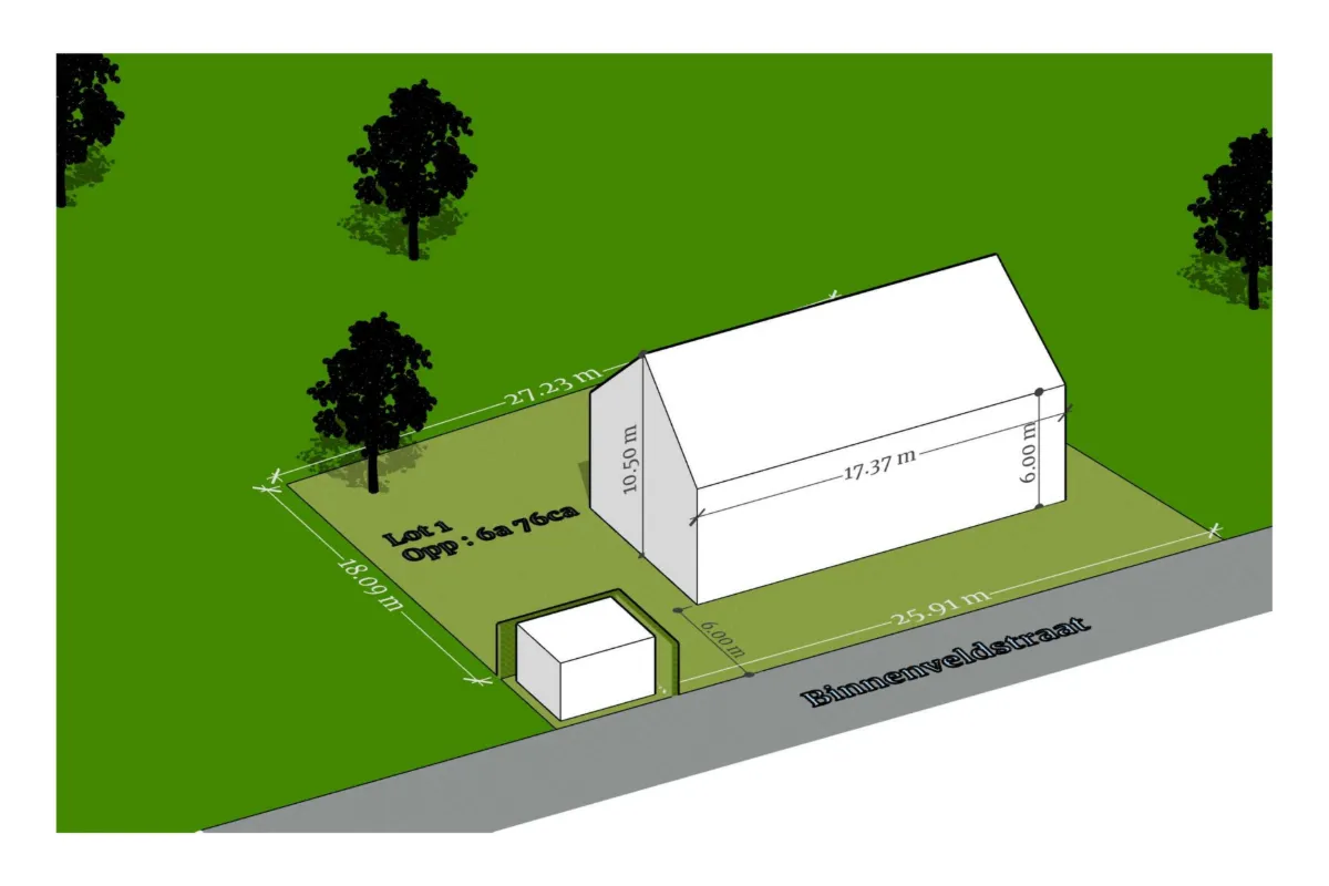 Terrain à vendre à Nederokkerzeel 1910 220000.00€  chambres m² - Annonce 633465