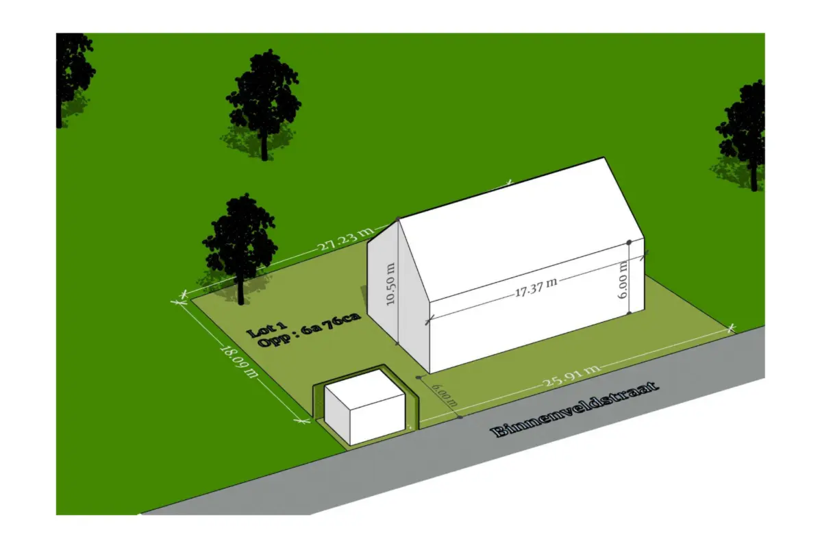 Terrain à vendre à Nederokkerzeel 1910 220000.00€  chambres m² - Annonce 633465