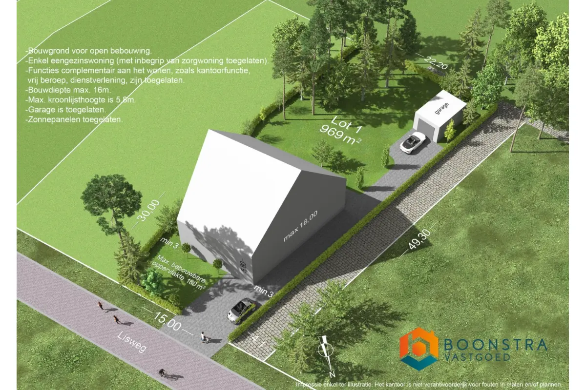 Grond te  koop in Keerbergen 3140 220000.00€  slaapkamers m² - Zoekertje 635038