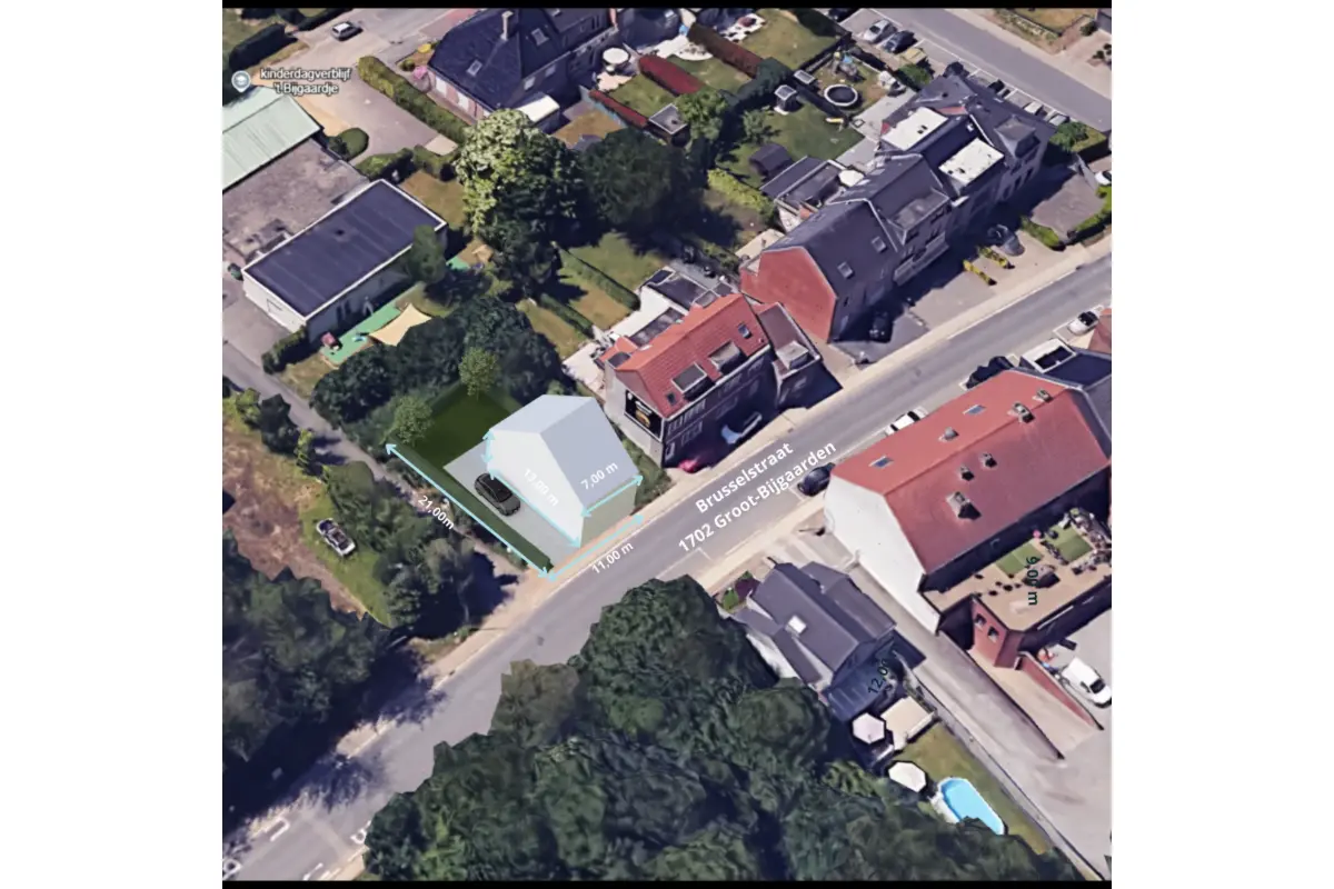 Terrain à vendre à Grand-Bigard 1702 169000.00€  chambres m² - Annonce 638927