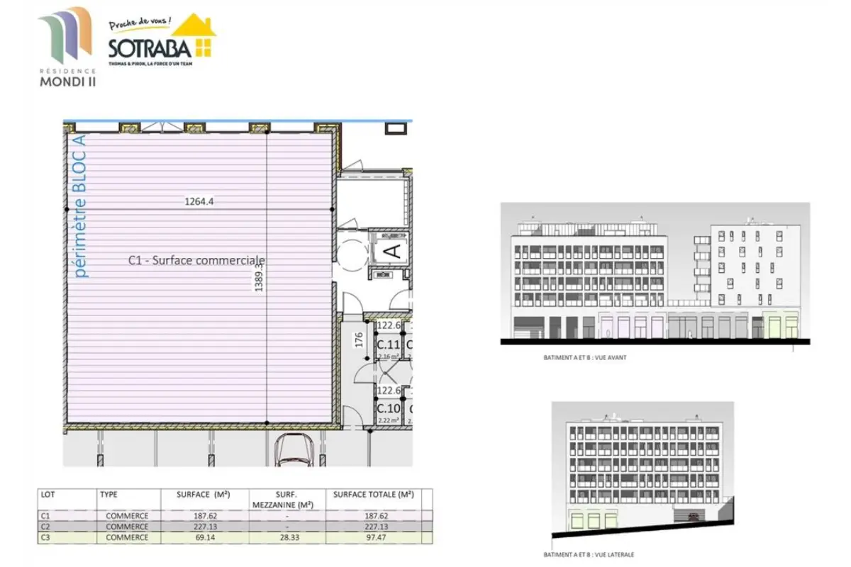 Commerce à vendre à Tubize 1480 262668.00€  chambres 187.62m² - Annonce 640425