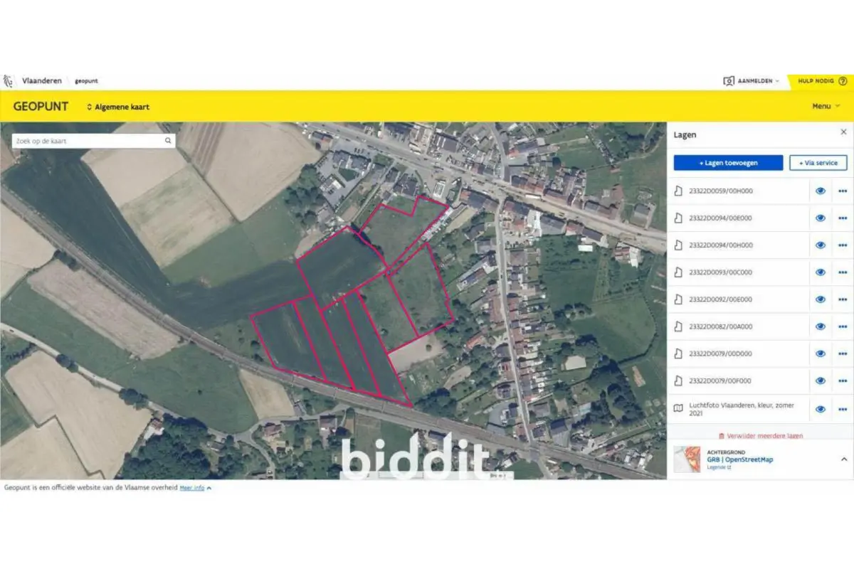 Terrain à vendre à Asse 1730 290000.00€  chambres m² - Annonce 641567